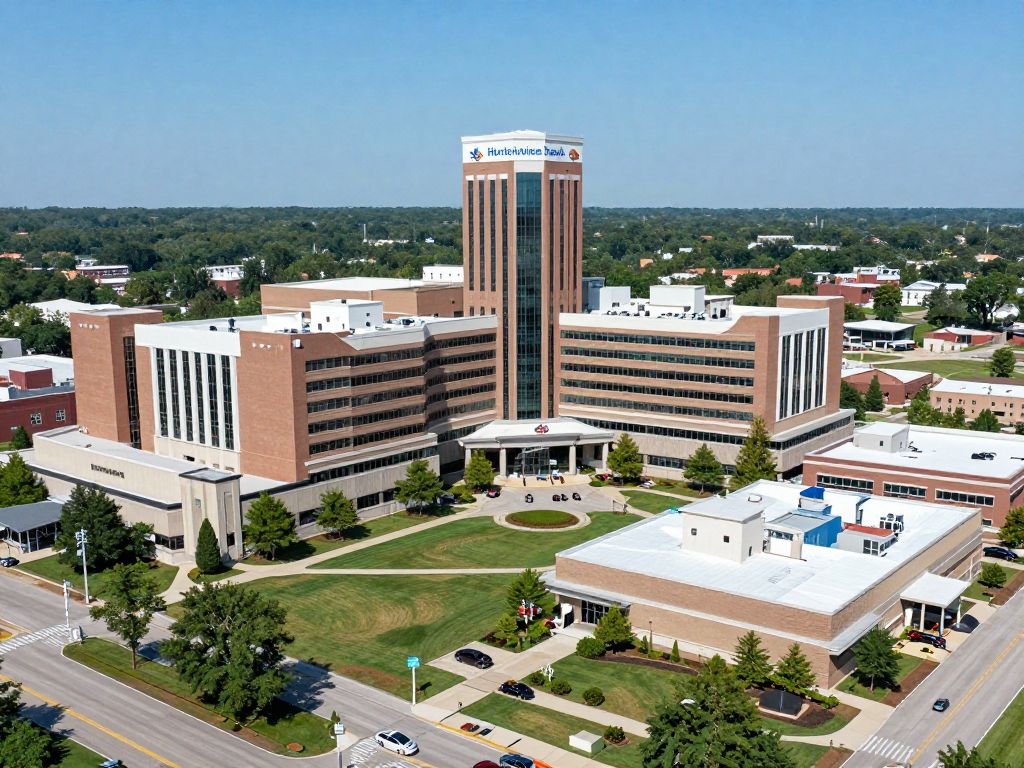 Panoramic view of Huntsville's healthcare facilities