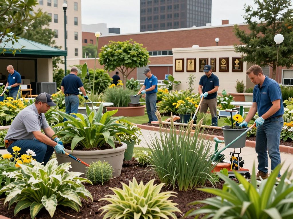 Scene from the Best of Huntsville Home & Garden awards ceremony featuring local businesses.