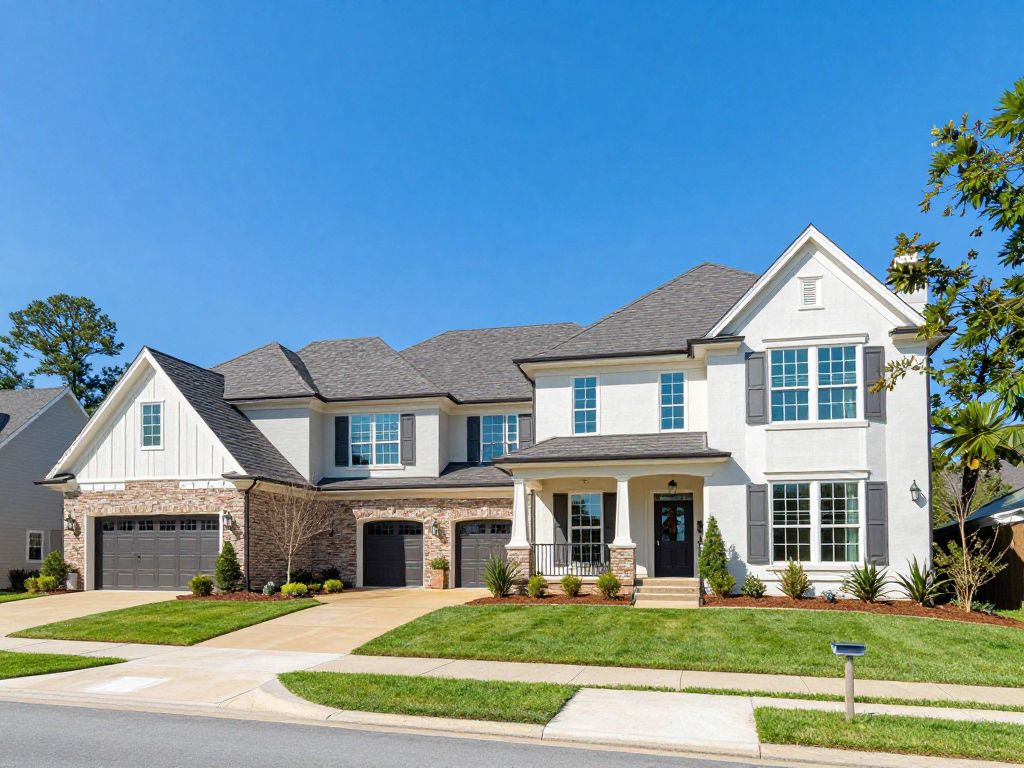 Luxury houses in a desirable Huntsville neighborhood
