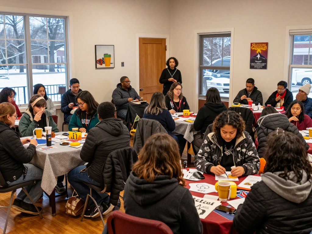 Community members participating in warm weekend activities in Huntsville