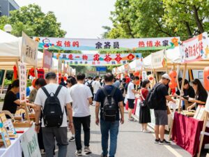 Community members celebrating local businesses at Best in Business Awards in Madison, Alabama.