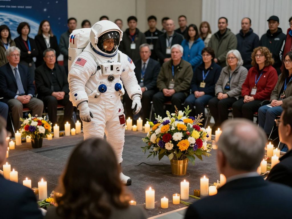 Memorial event for astronauts on NASA Day of Remembrance in Huntsville