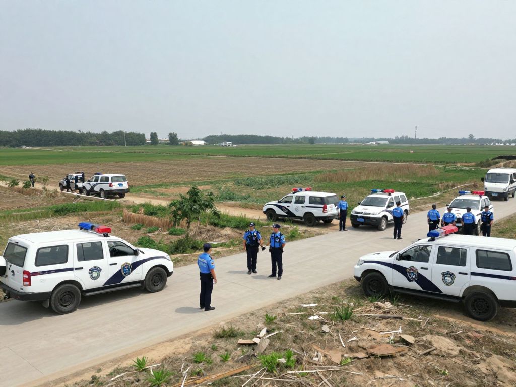 Law enforcement conducting a nationwide search operation