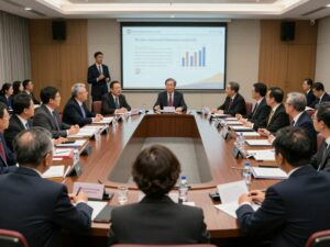 Professionals at the Chamber of Commerce Annual Meeting in Alabama