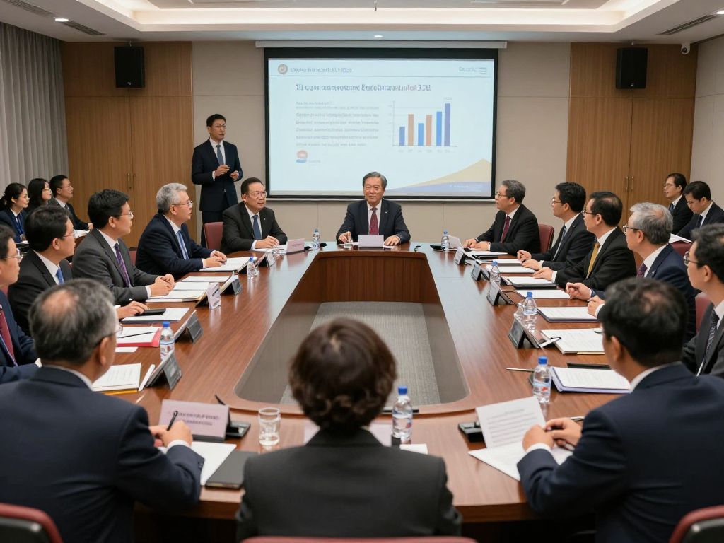 Professionals at the Chamber of Commerce Annual Meeting in Alabama