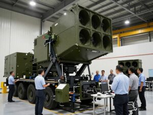 BAE Systems facility in Huntsville, Alabama, manufacturing defense technologies.