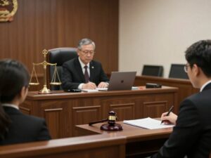 Image representing the concept of courtroom evidence preservation.