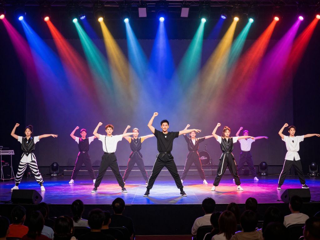 Dancers performing on stage during the DWTS Live Tour