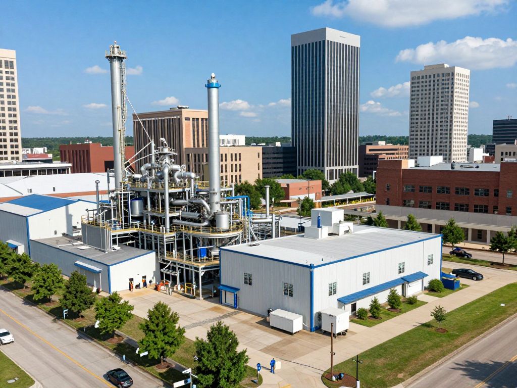 Rendering of Eli Lilly's new drug manufacturing facility in Huntsville, Alabama