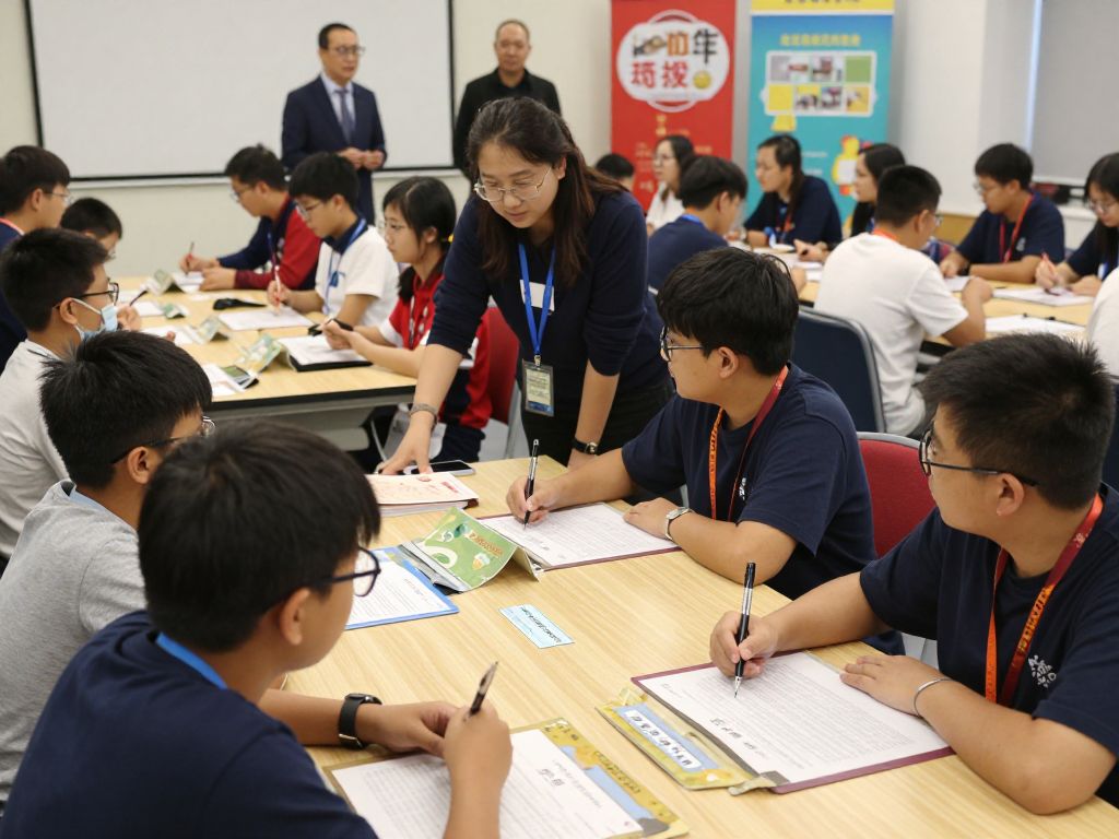 Students enjoying the History Rocks event with interactive activities