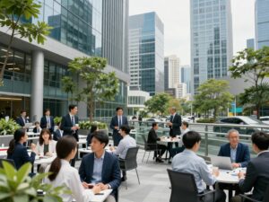 Business collaboration in Huntsville emphasizing innovation and economic growth