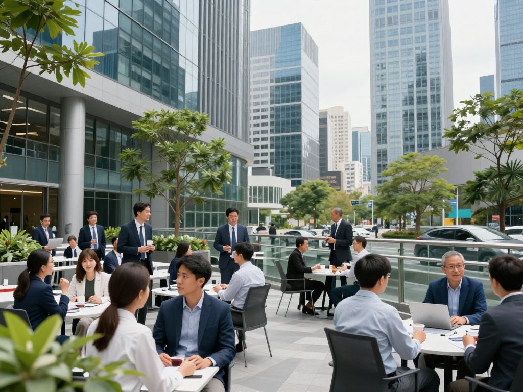 Business collaboration in Huntsville emphasizing innovation and economic growth