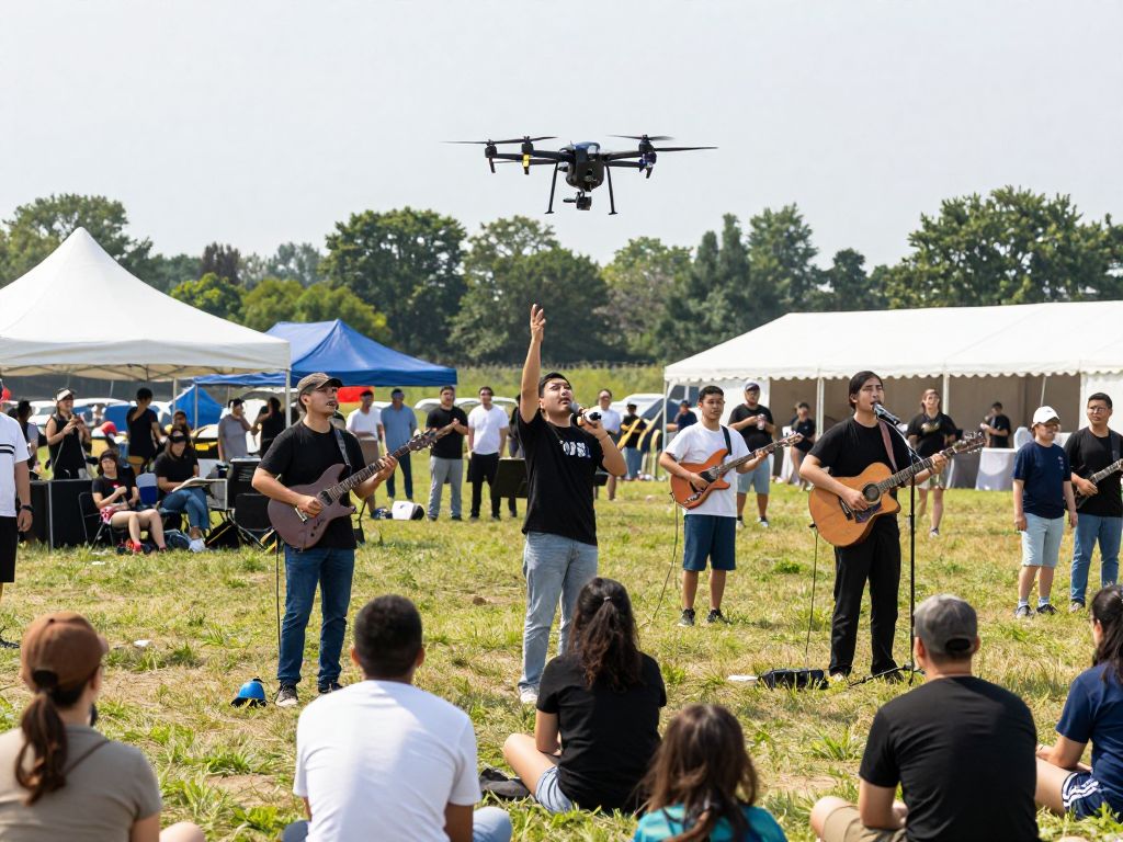 Community event in Huntsville honoring military families and featuring a drone competition.