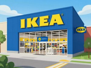 Illustration of the new IKEA store in Huntsville, Alabama.