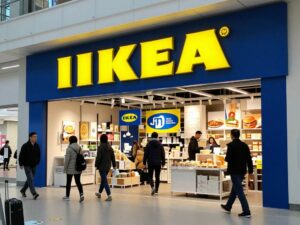 Exterior of the new IKEA store in Huntsville