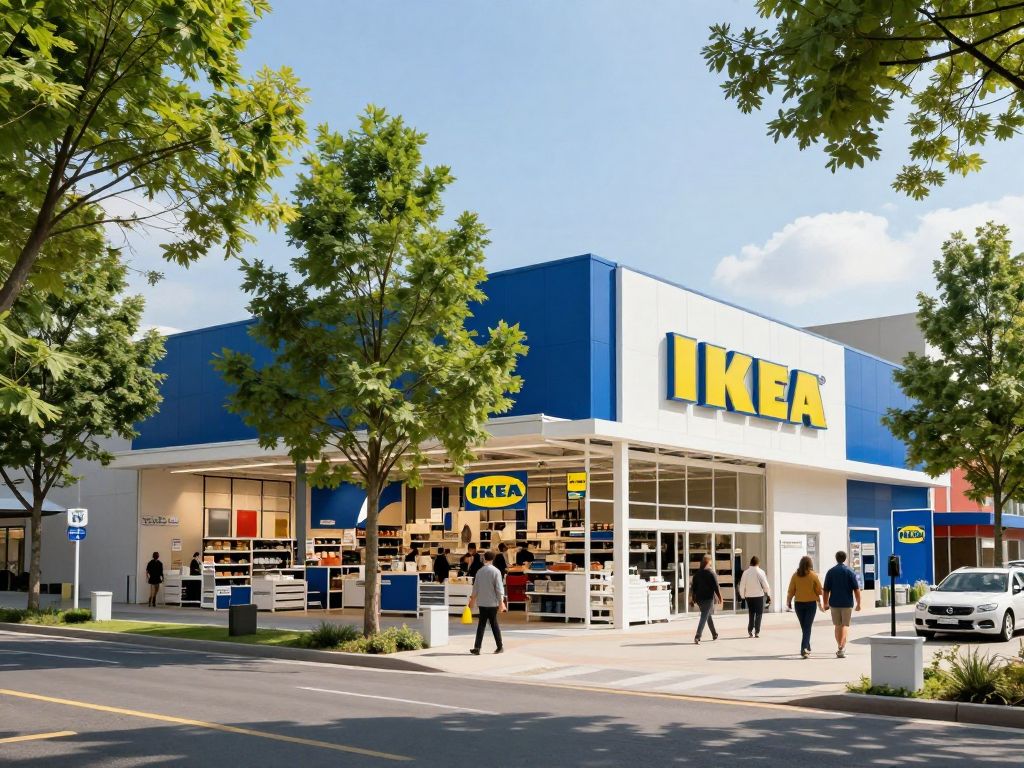 The new IKEA store in Huntsville, Alabama.