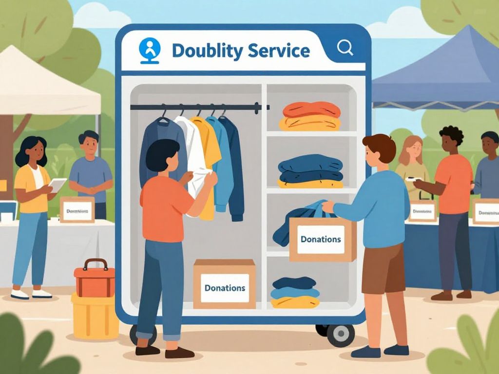 Mobile clothing closet service offering help to individuals in Huntsville